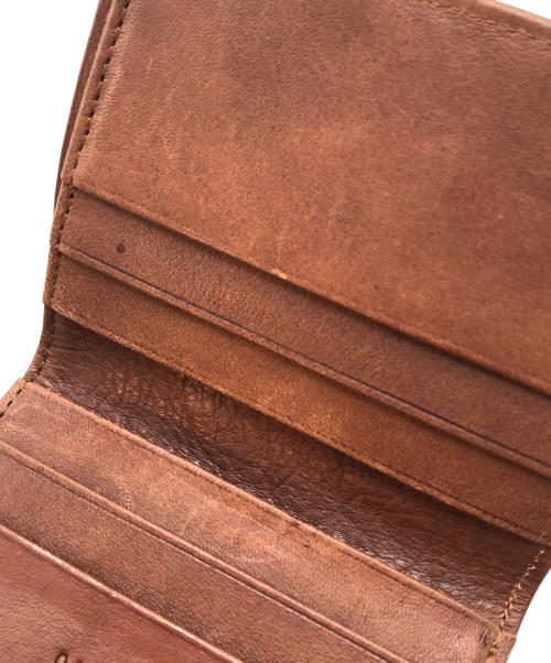 Maison Margiela 11（メゾンマルジェラ 11）Maison Margiela 11 (メゾンマルジェラ 11) フリップフラップウォレット ブラウンの古着・服飾アイテム