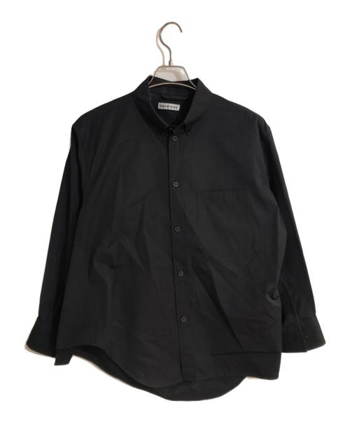 BALENCIAGA（バレンシアガ）BALENCIAGA (バレンシアガ) ロゴ刺繍シャツ ブラック サイズ:36の古着・服飾アイテム