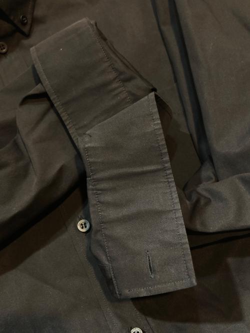 BALENCIAGA（バレンシアガ）BALENCIAGA (バレンシアガ) ロゴ刺繍シャツ ブラック サイズ:36の古着・服飾アイテム