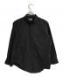BALENCIAGA（バレンシアガ）の古着「ロゴ刺繍シャツ」｜ブラック