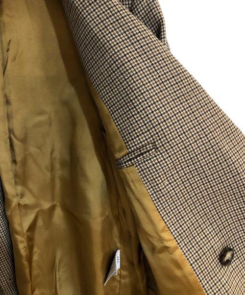 A.P.C.（アーペーセー）A.P.C. (アーペーセー) チェックダブルジャケット ブラウン サイズ:Sの古着・服飾アイテム