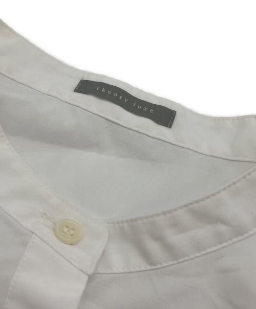 theory luxe（セオリーリュクス）theory luxe (セオリーリュクス) LUXE COTTON DAZYC SHIRT THEORY ホワイト サイズ:38の古着・服飾アイテム