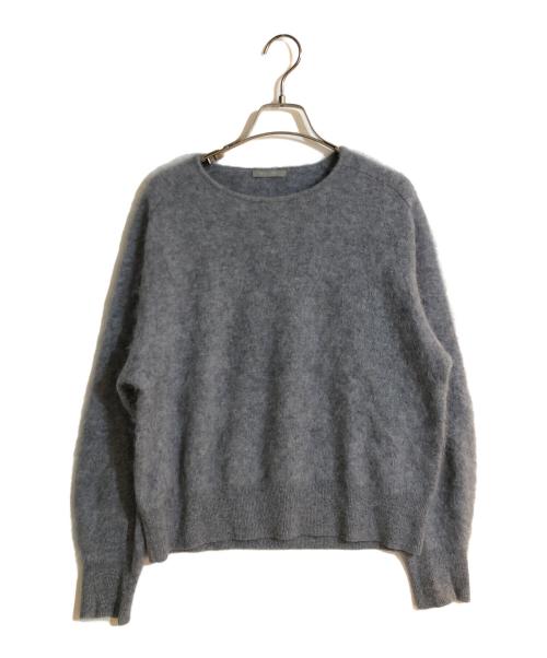 theory luxe（セオリーリュクス）theory luxe (セオリーリュクス) カシミヤクルーネックニット グレー サイズ:Mの古着・服飾アイテム