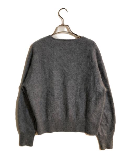 theory luxe（セオリーリュクス）theory luxe (セオリーリュクス) カシミヤクルーネックニット グレー サイズ:Mの古着・服飾アイテム