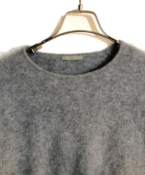 theory luxe（セオリーリュクス）theory luxe (セオリーリュクス) カシミヤクルーネックニット グレー サイズ:Mの古着・服飾アイテム