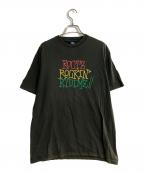 stussyステューシー）の古着「ROOTZ ROCKIN’ RYDIMZ TEE」｜ブラック