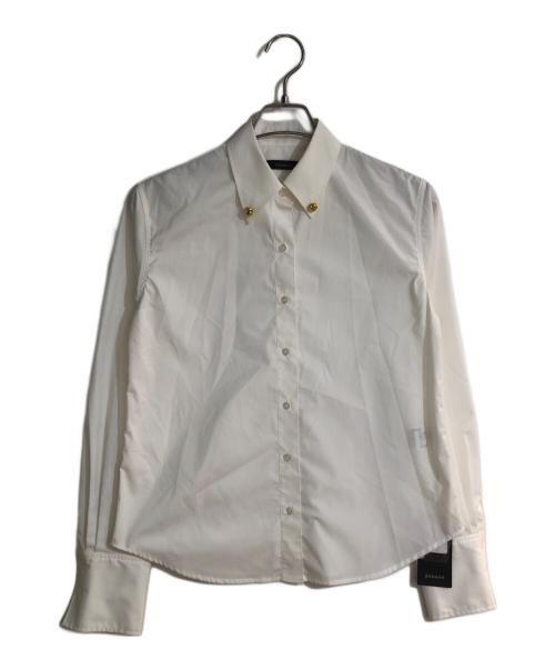 anuans（アニュアンス）anuans (アニュアンス) アクセディティールシャツ ホワイト サイズ:FREE 未使用品の古着・服飾アイテム