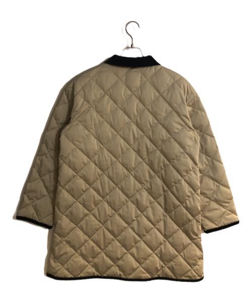 anuans（アニュアンス）anuans (アニュアンス) TAION (タイオン) テントシルエットキルティングコート ベージュ サイズ:Freeの古着・服飾アイテム