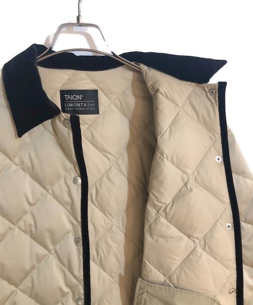 anuans（アニュアンス）anuans (アニュアンス) TAION (タイオン) テントシルエットキルティングコート ベージュ サイズ:Freeの古着・服飾アイテム