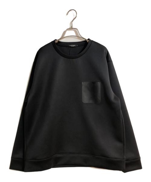 BLACK LABEL CRESTBRIDGE（ブラックレーベル クレストブリッジ）BLACK LABEL CRESTBRIDGE (ブラックレーベル クレストブリッジ) シャドーチェックパッチポケットスウェットシャツ ブラック サイズ:ＬＬ 未使用品の古着・服飾アイテム