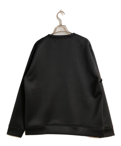 BLACK LABEL CRESTBRIDGE（ブラックレーベル クレストブリッジ）BLACK LABEL CRESTBRIDGE (ブラックレーベル クレストブリッジ) シャドーチェックパッチポケットスウェットシャツ ブラック サイズ:ＬＬ 未使用品の古着・服飾アイテム