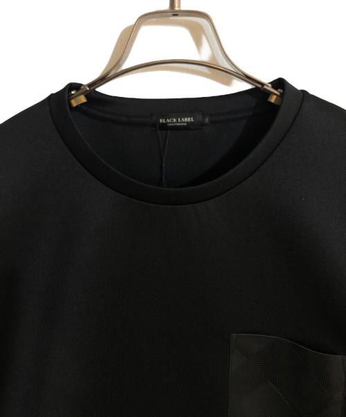 BLACK LABEL CRESTBRIDGE（ブラックレーベル クレストブリッジ）BLACK LABEL CRESTBRIDGE (ブラックレーベル クレストブリッジ) シャドーチェックパッチポケットスウェットシャツ ブラック サイズ:ＬＬ 未使用品の古着・服飾アイテム