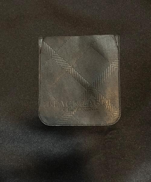 BLACK LABEL CRESTBRIDGE（ブラックレーベル クレストブリッジ）BLACK LABEL CRESTBRIDGE (ブラックレーベル クレストブリッジ) シャドーチェックパッチポケットスウェットシャツ ブラック サイズ:ＬＬ 未使用品の古着・服飾アイテム