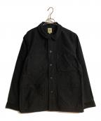 F.O.B FACTORYエフオービー ファクトリー）の古着「フレンチ モールスキン ジャケット」｜ブラック