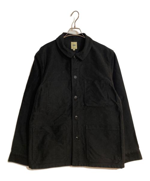 F.O.B FACTORY（エフオービー ファクトリー）F.O.B FACTORY (エフオービー ファクトリー) フレンチ モールスキン ジャケット ブラック サイズ:4の古着・服飾アイテム