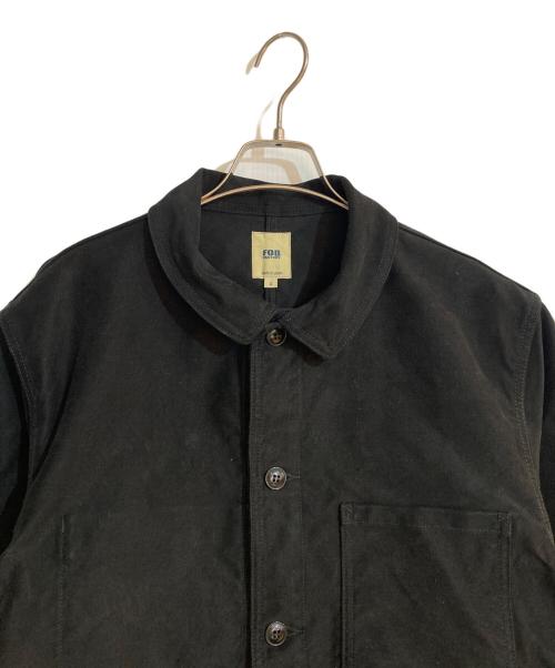 F.O.B FACTORY（エフオービー ファクトリー）F.O.B FACTORY (エフオービー ファクトリー) フレンチ モールスキン ジャケット ブラック サイズ:4の古着・服飾アイテム