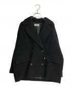 JOURNAL STANDARD relumeジャーナルスタンダード レリューム）の古着「尾州ウールショートPコート」｜ブラック