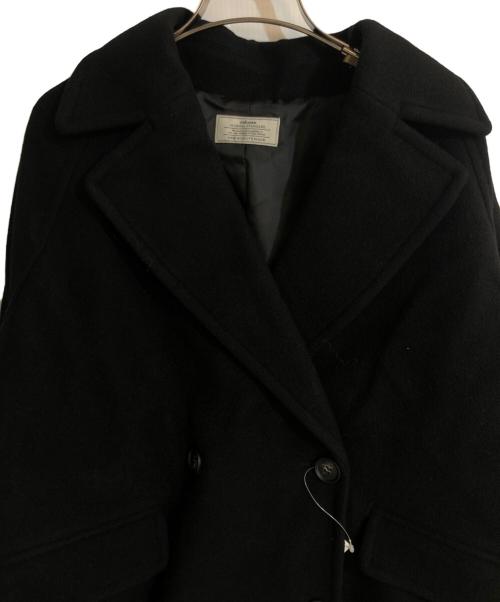 JOURNAL STANDARD relume（ジャーナルスタンダード レリューム）JOURNAL STANDARD relume (ジャーナルスタンダード レリューム) 尾州ウールショートPコート ブラック サイズ:S 未使用品の古着・服飾アイテム