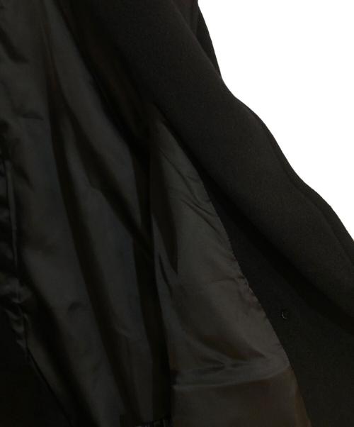 JOURNAL STANDARD relume（ジャーナルスタンダード レリューム）JOURNAL STANDARD relume (ジャーナルスタンダード レリューム) 尾州ウールショートPコート ブラック サイズ:S 未使用品の古着・服飾アイテム