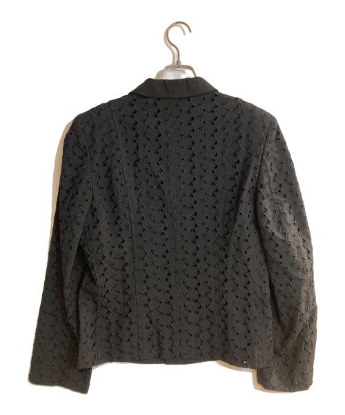 tricot COMME des GARCONS（トリココムデギャルソン）tricot COMME des GARCONS (トリココムデギャルソン) カットデザインテーラードジャケット ブラック サイズ:Mの古着・服飾アイテム