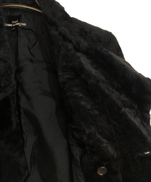 tricot COMME des GARCONS（トリココムデギャルソン）tricot COMME des GARCONS (トリココムデギャルソン) ベルベットショートジャケット ブラック サイズ:Sの古着・服飾アイテム