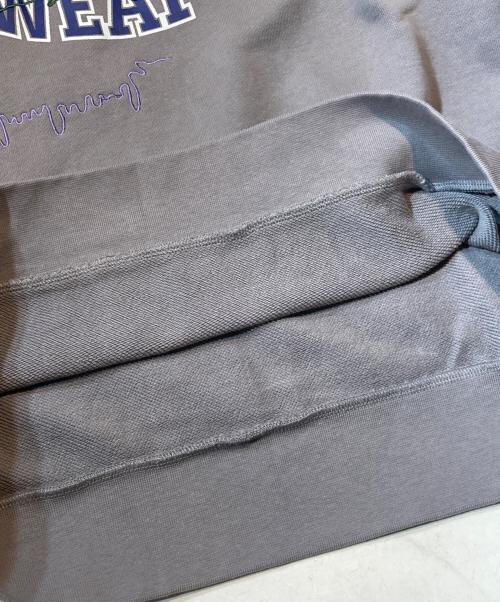 genzai（ゲンザイ）genzai (ゲンザイ) ペイントクルーネックスウェット グレー サイズ:Ｌの古着・服飾アイテム