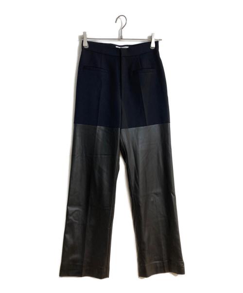 RIM.ARK（リムアーク）RIM.ARK (リムアーク) 2fabric changed PT/ファブリックチェインジドパンツ ブラック サイズ:36の古着・服飾アイテム