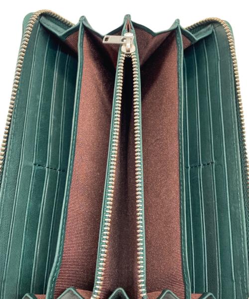 SONNE（ゾンネ）SONNE (ゾンネ) シープレザーウォレット グリーンの古着・服飾アイテム