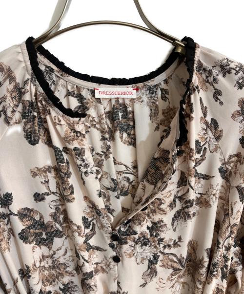 DRESSTERIOR（ドレステリア）DRESSTERIOR (ドレステリア) ヴィンテージフラワープリントワンピース ピンク サイズ:38の古着・服飾アイテム