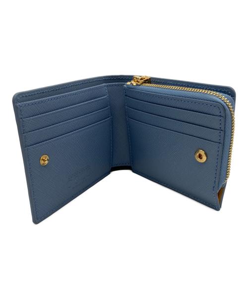 COCOCELUX GOLD（ココセリュックスゴールド）COCOCELUX GOLD (ココセリュックスゴールド) 2つ折り財布 スカイブルーの古着・服飾アイテム