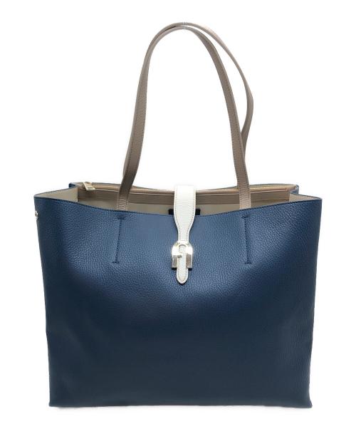 FURLA（フルラ）FURLA (フルラ) ソフィアトートバッグ ブルーの古着・服飾アイテム