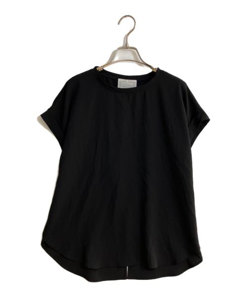 BEARDSLEY（ビアズリー）BEARDSLEY (ビアズリー) ストレッチジョーゼットブラウス ブラック サイズ:FREEの古着・服飾アイテム