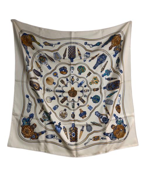 HERMES（エルメス）HERMES (エルメス) カレ90 pourvu qu'on ait l'ivresse アイボリーの古着・服飾アイテム