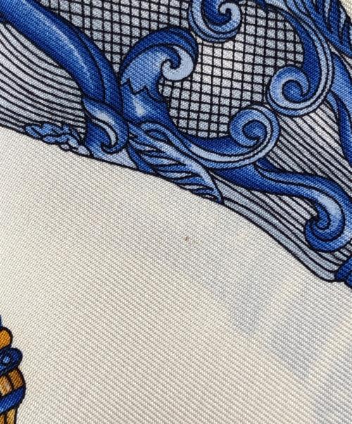 HERMES（エルメス）HERMES (エルメス) カレ90 pourvu qu'on ait l'ivresse アイボリーの古着・服飾アイテム