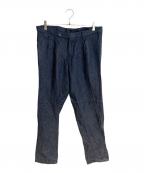 BRIGLIA 1949ブリリア 1949）の古着「BG02D- インディゴリネントラウザーパンツ」｜インディゴ