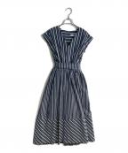 HER LIP TOハーリップトゥ）の古着「Lover Back Ribbon Dress/ラヴァー バック リボン ドレス」｜ネイビー