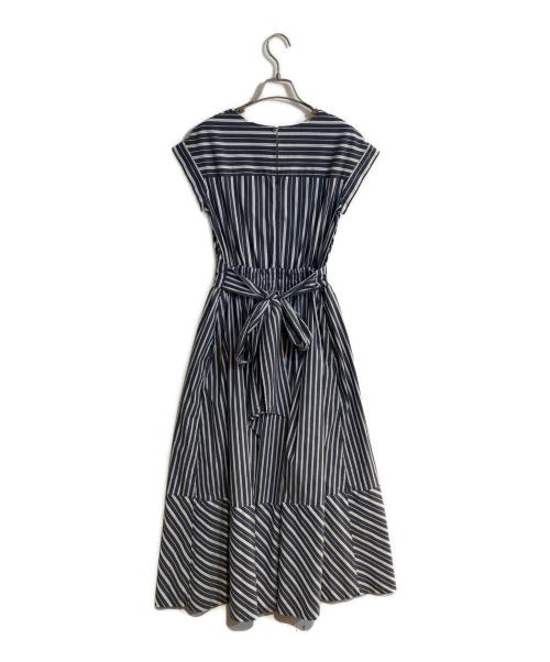 HER LIP TO（ハーリップトゥ）Her lip to (ハーリップトゥ) Lover Back Ribbon Dress/ラヴァー バック リボン ドレス ネイビー サイズ:Sの古着・服飾アイテム
