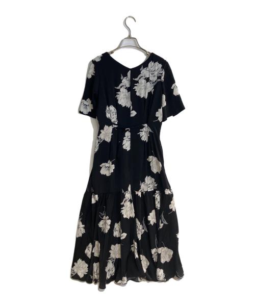 HER LIP TO（ハーリップトゥ）HER LIP TO (ハーリップトゥ) Monochrome Peony Satin Dress ブラック サイズ:Sの古着・服飾アイテム