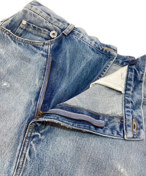 DOUBLE STANDARD（ダブルスタンダード）DOUBLE STANDARD (ダブルスタンダード) スリットデニムスカート インディゴ サイズ:36の古着・服飾アイテム