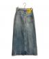 DOUBLE STANDARD (ダブルスタンダード) スリットデニムスカート インディゴ サイズ:36：13000円