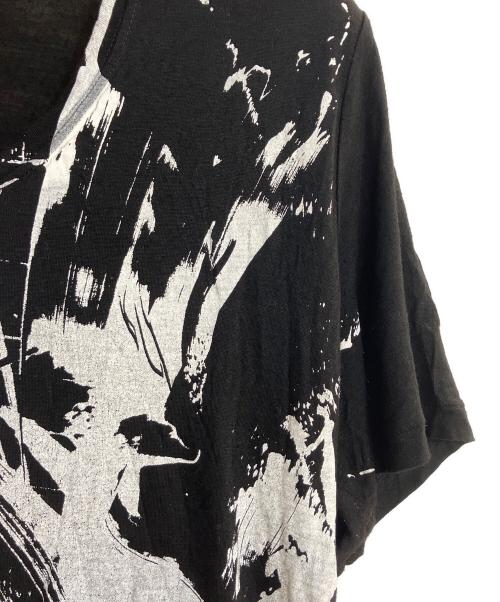 JULIUS（ユリウス）JULIUS (ユリウス) LHP (エルエイチピー) フルプリントレーヨンシルクジャージーカットソー ブラック サイズ:1の古着・服飾アイテム