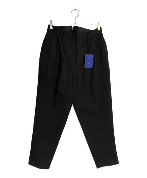 Essay（エッセイ）Essay (エッセイ) 3 TUCKED SLACKS ブラック サイズ:２ 未使用品の古着・服飾アイテム