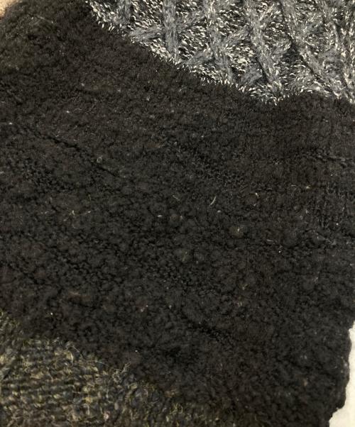 FUGA FUGA（フーガフーガ）FUGA FUGA (フーガフーガ) パッチワークニットベスト ブラウン サイズ:Fの古着・服飾アイテム