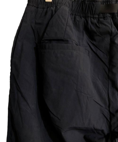everyone（エブリワン）everyone (エブリワン) NYLON BELTED EASYPANTS ネイビー サイズ:XLの古着・服飾アイテム