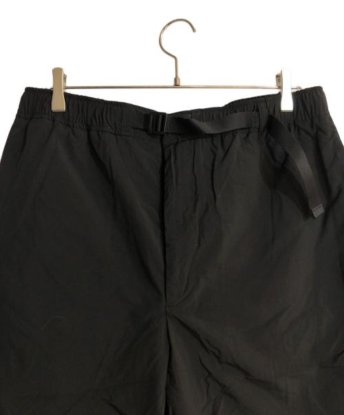 everyone（エブリワン）everyone (エブリワン) NYLON BELTED EASYPANTS ブラック サイズ:XLの古着・服飾アイテム