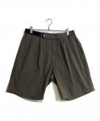Graphpaperグラフペーパー）の古着「Stretch Typewriter Wide Chef Shorts」｜ブラウン