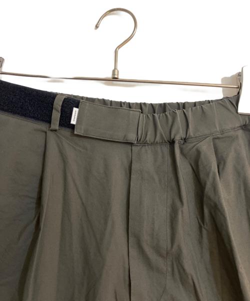 Graphpaper（グラフペーパー）Graphpaper (グラフペーパー) Stretch Typewriter Wide Chef Shorts ブラウン サイズ:FREEの古着・服飾アイテム