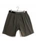 Graphpaper（グラフペーパー）の古着「Stretch Typewriter Wide Chef Shorts」｜ブラウン