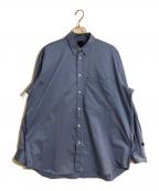 DAIWA PIER39ダイワ ピア39）の古着「Tech Regular Collar Shirts/テックレギュラーカラーシャツ」｜スカイブルー