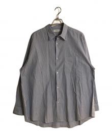 Graphpaper（グラフペーパー）の古着「CANCLINI L/S Oversized Regular Collar Shirt」｜スカイブルー